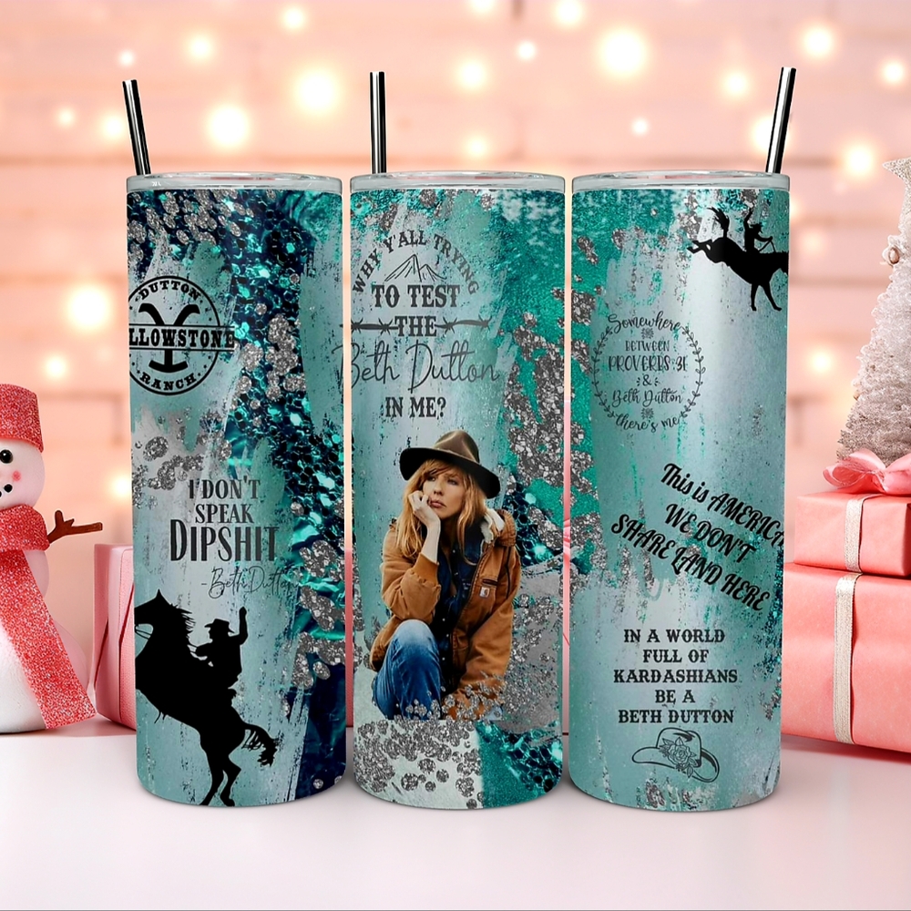 Yellowstone Beth Dutton 20oz Tumbler